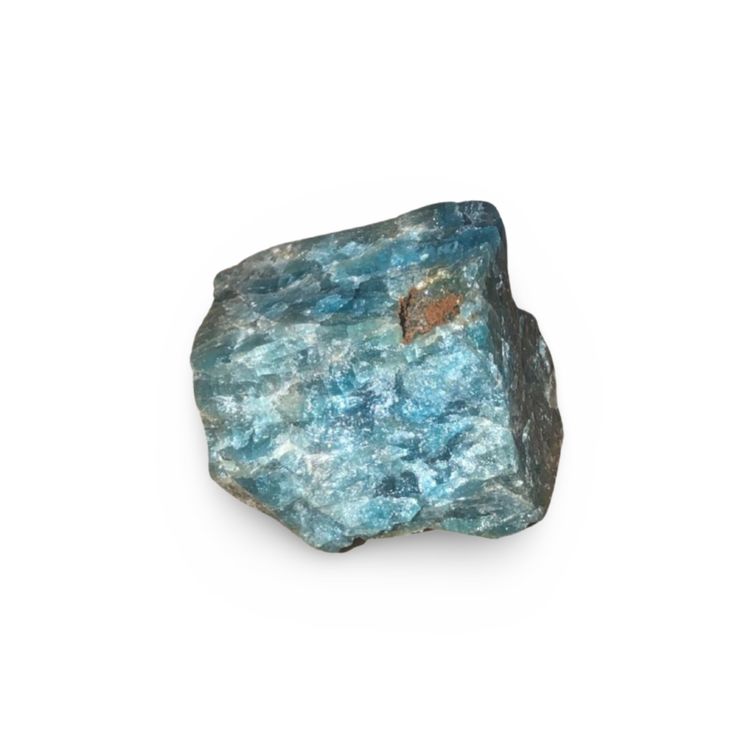 Natural Raw Blue Apatite (4pcs)